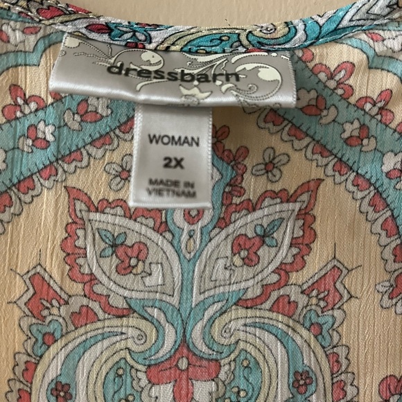 Dress Barn Multicolor Paisley Blouse - Picture 10 of 10